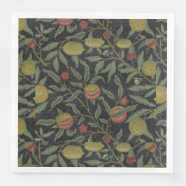 Vintage Viktorianische William Morris Fruit-Blätte Serviette