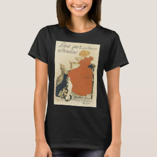 Vintage viktorianischer Jugendstil, Mädchen mit Mi T-Shirt