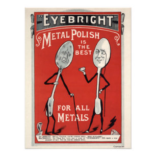 Vintage viktorianisches Werbeplakat Fotodruck