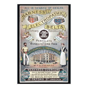 Vintage viktorianisches Werbeplakat Fotodruck