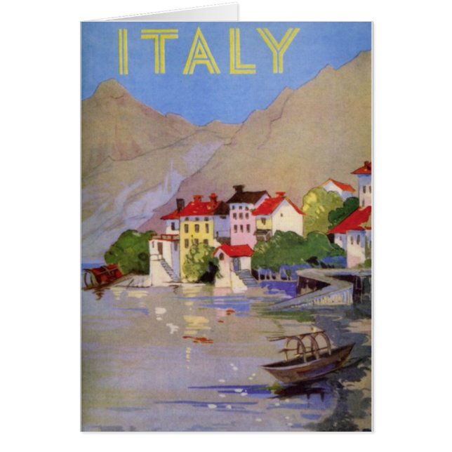 Vintage Village balnéaire Italie Tourisme (Devant)