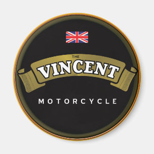 Vintage Vincent-Motorräder Magnet