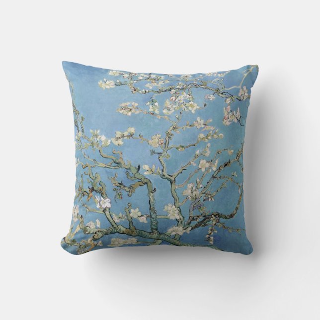 Vintage Vincent Van Gogh Almond Bllossoms Kissen (Vorderseite)