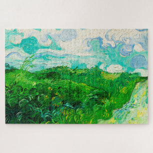 Vintage Vincent Van Gogh Grüne Weizenfelder