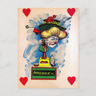 Vintage Vinegar Valentinstag Postkarte