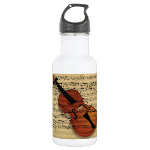 Vintage-Violinmusik Trinkflasche