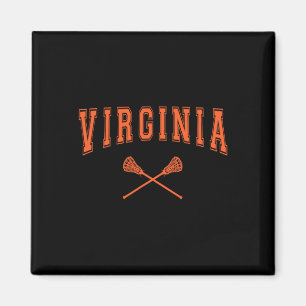Vintage Virginia Lacrosse Magnet