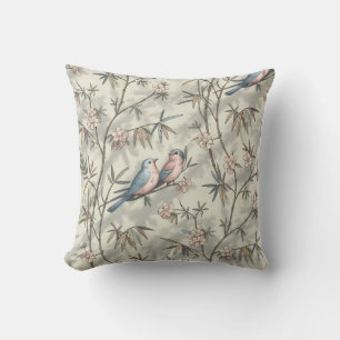 Vintage Vögel & Blüten Kissen