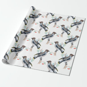 Vintage-Vögel Geschenkpapier