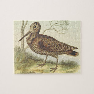 Vintage Vogel-Steh-Puzzle