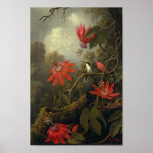 Vintage Vogelanzeige Poster