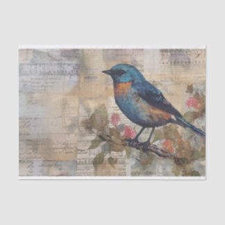 Vintage Vogeldecoupion Seidenpapier