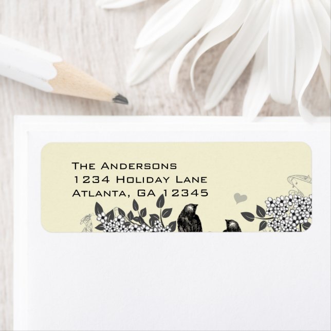 Vintage Vogelhandzeichen (Insitu)