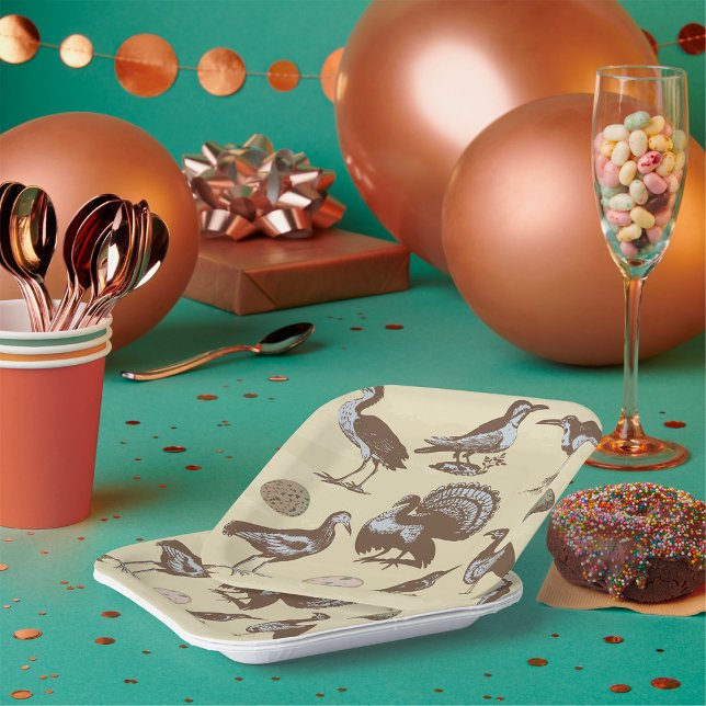 Vintage Voice Paper-Teller Pappteller (Von Creator hochgeladen)