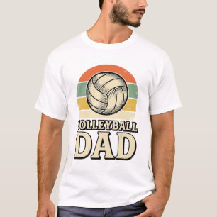Vintage-Volleyball-Vater Retro-Shirt-Design_1 T-Shirt