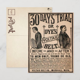 Vintage Voltaileyballwerbung Postkarte