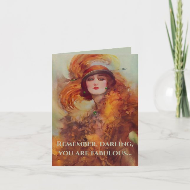 Vintage Vous Êtes Une Carte Fabuleuse (Devant)