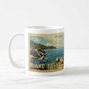 Vintage voyage de la Mug de café du lac Tahoe