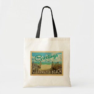 Vintage voyage de Sac fourre-tout Clearwater Beach
