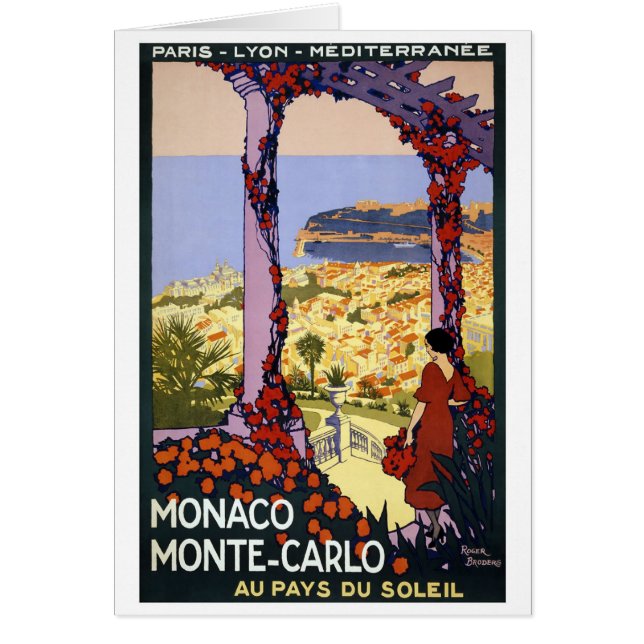 Vintage voyage - Monaco Monte Carlo (Devant)