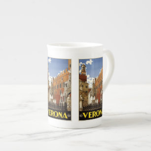 Vintage voyage Vérone Italie tasses