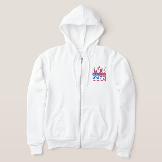 Vintage Wahl Harris und Walz 2024 Hoodie (Ablage )