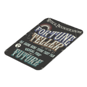Vintage-Wahrsagerposter Magnet