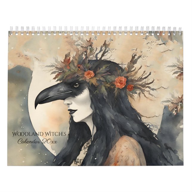 Vintage Waldhexe Kalender (Titelbild)