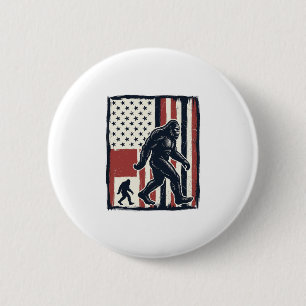 Vintage-Waldkreatur-Flagge-Vektor-Shirt-Design_1 Button