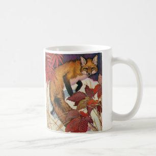 Vintage Waldkreaturen Rotfuchs Wildtier Kaffeetasse