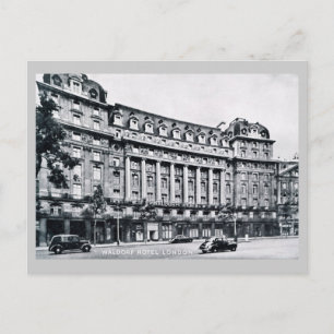 Vintage Waldorf Hotel London Postkarte