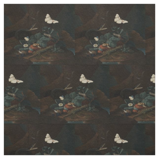 Vintage Waldstillleben Stoff (Muster)