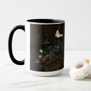 Vintage Waldstillleben Tasse