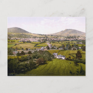 Vintage Wales, Abergavenny Heiliger Berg Postkarte