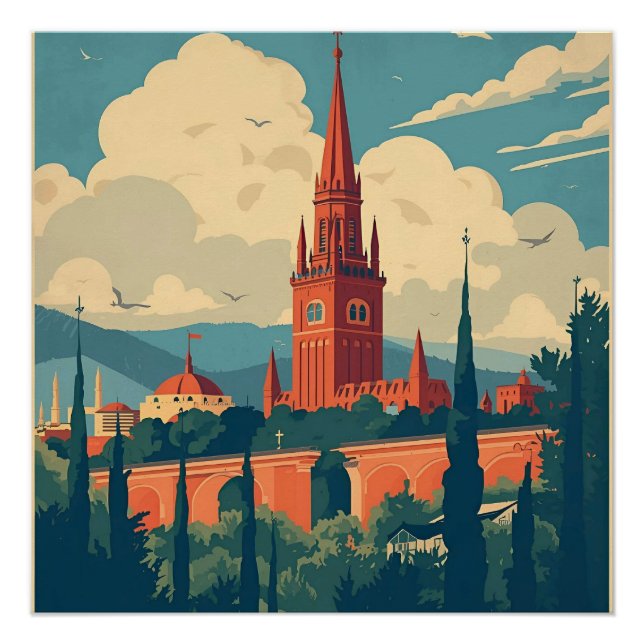 Vintage wall art poster (Vorderseite)