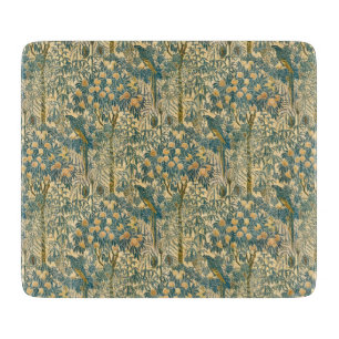 Vintage Walter Crane Ara und Zitrusfrucht Kunst Schneidebrett