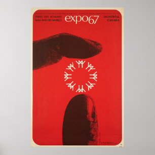 Vintage Wand an Wand Poster