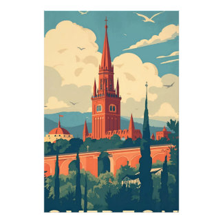Vintage-Wandkunst Fotodruck