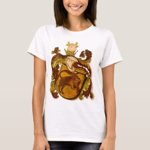 Vintage Wappen- und Goldtaurusbekleidung T-Shirt
