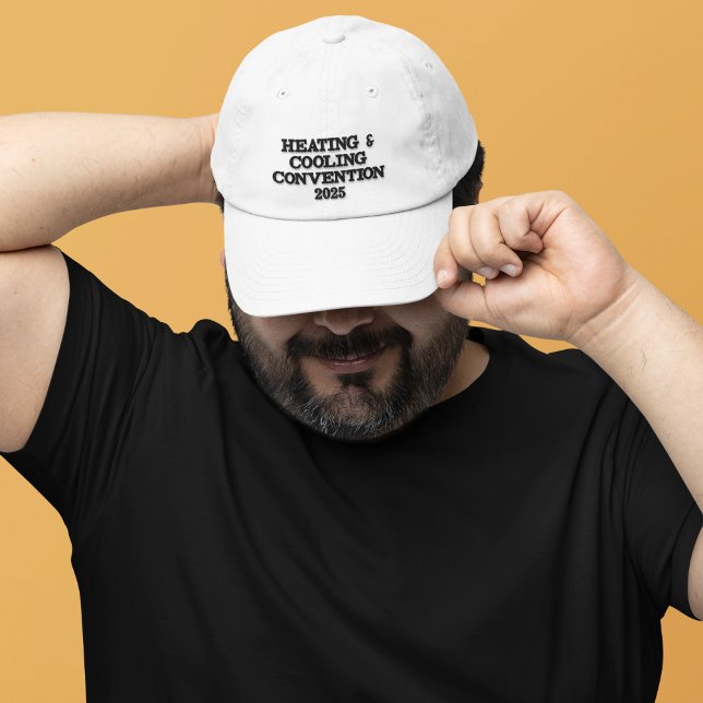 Vintage Wärme- und Kältekonvention Bestickte Baseballkappe (Von Creator hochgeladen)