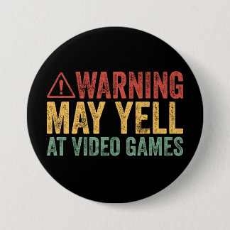 Vintage-Warnung könnte bei Videospielen schreien Button
