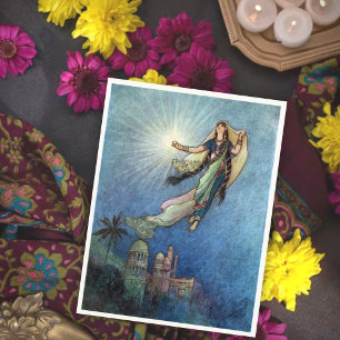 Vintage Warwick Goble-Indische Mythologie Postkarte