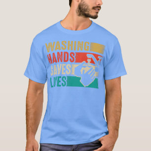 Vintage Waschhandschuhe Rette Leben T-Shirt