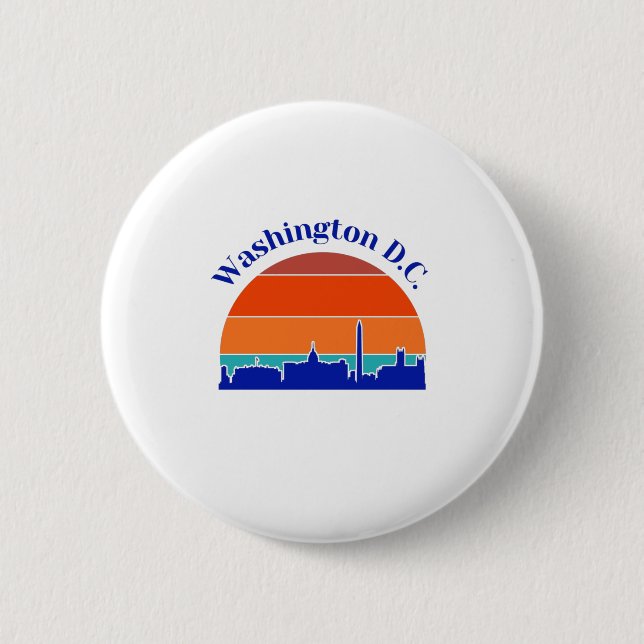 Vintage Washington D.C. Button (Vorderseite)