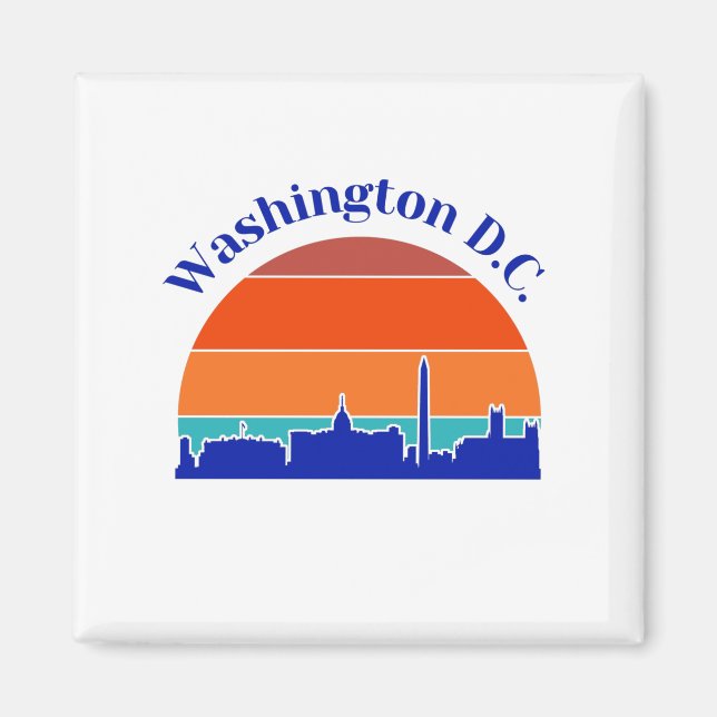 Vintage Washington D.C. Magnet (Vorne)