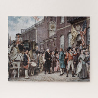 Vintage Washingtons Amtseinführung in Philadelphia