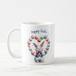 "Vintage Wasserfarben Bunny Juggling Ostereier Kaffeetasse