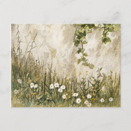 Vintage Watercolor Summer Postkarte