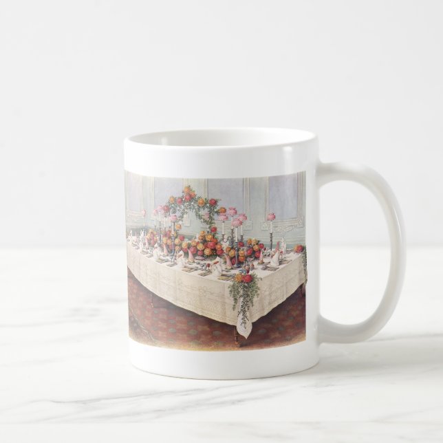 Vintage Wedding Bankett Tisch Kaffeetasse (Rechts)