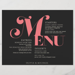 Vintage Wedding Black Lmon Pink